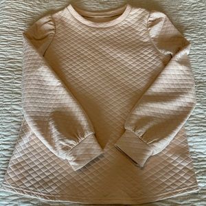 Long sleeve puffy sleeve top